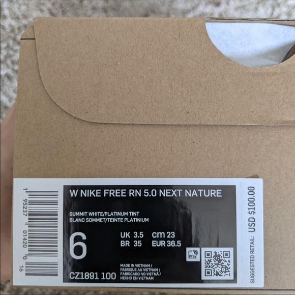 Nike Free Run Sneakers - Size 6 - Picture 4 of 4